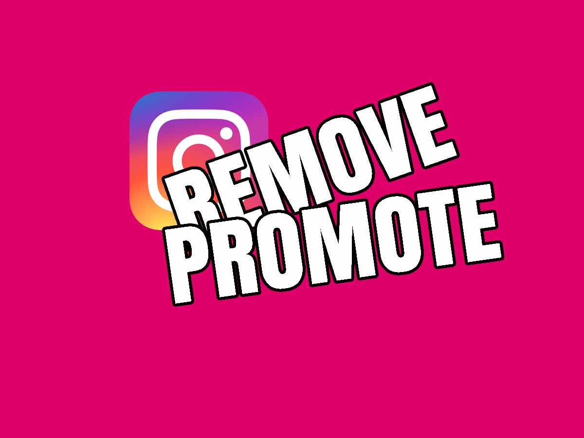 How to remove Promote button from Instagram 2019 1