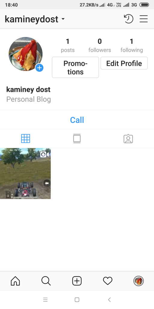 remove Promote button from Instagram