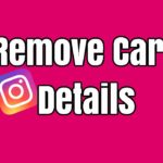 How to Remove Debit/Credit Card from Instagram 2019