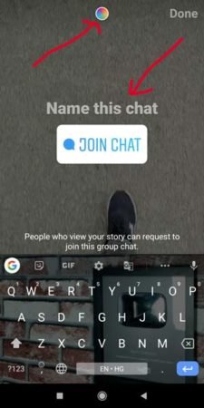 new chat sticker Instagram