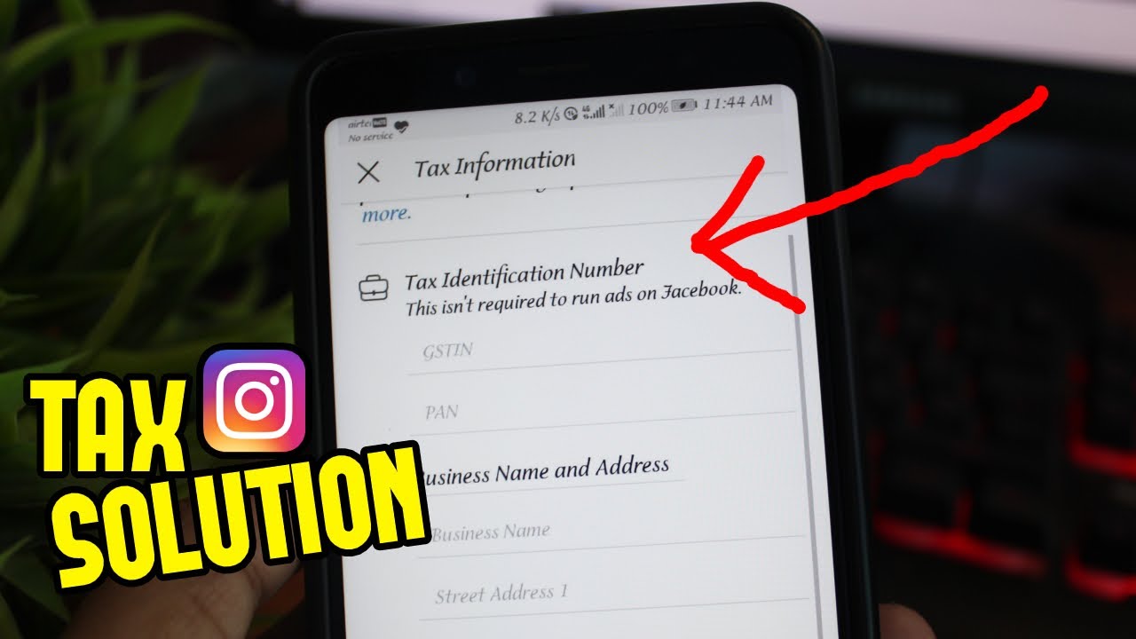 promote Instagram post without tax information